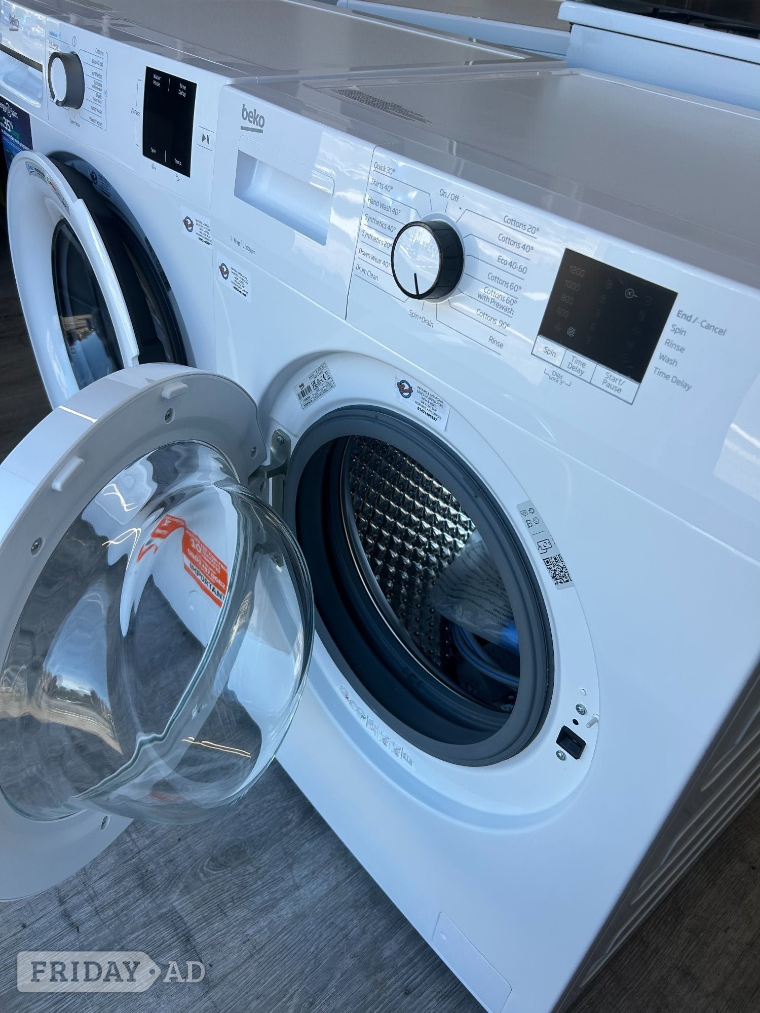 BEKO 8KG WASHING MACHINE