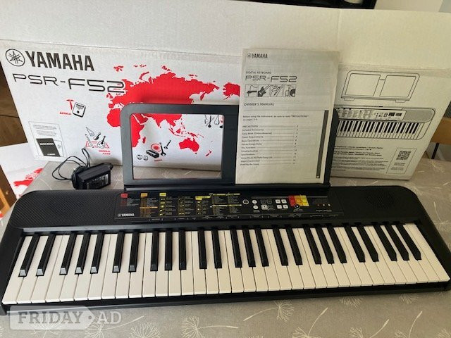 Yamaha PSR-F52 digital keyboard hardly used - two available in Haywards Heath