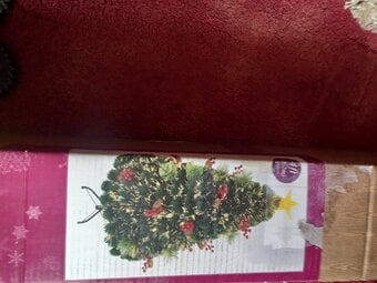 4FT Fibre Optic Berry and Cone Christmas Tree was £45.00 now £25.