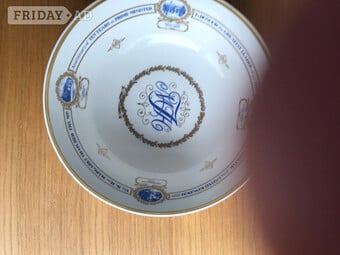Royal Worcester fine bone china bowl. Margaret Thatcher Ld Ed 