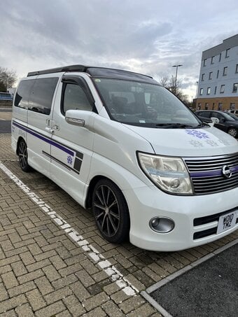 BRAND NEW MOT , ELGRAND,  Pop Top camper