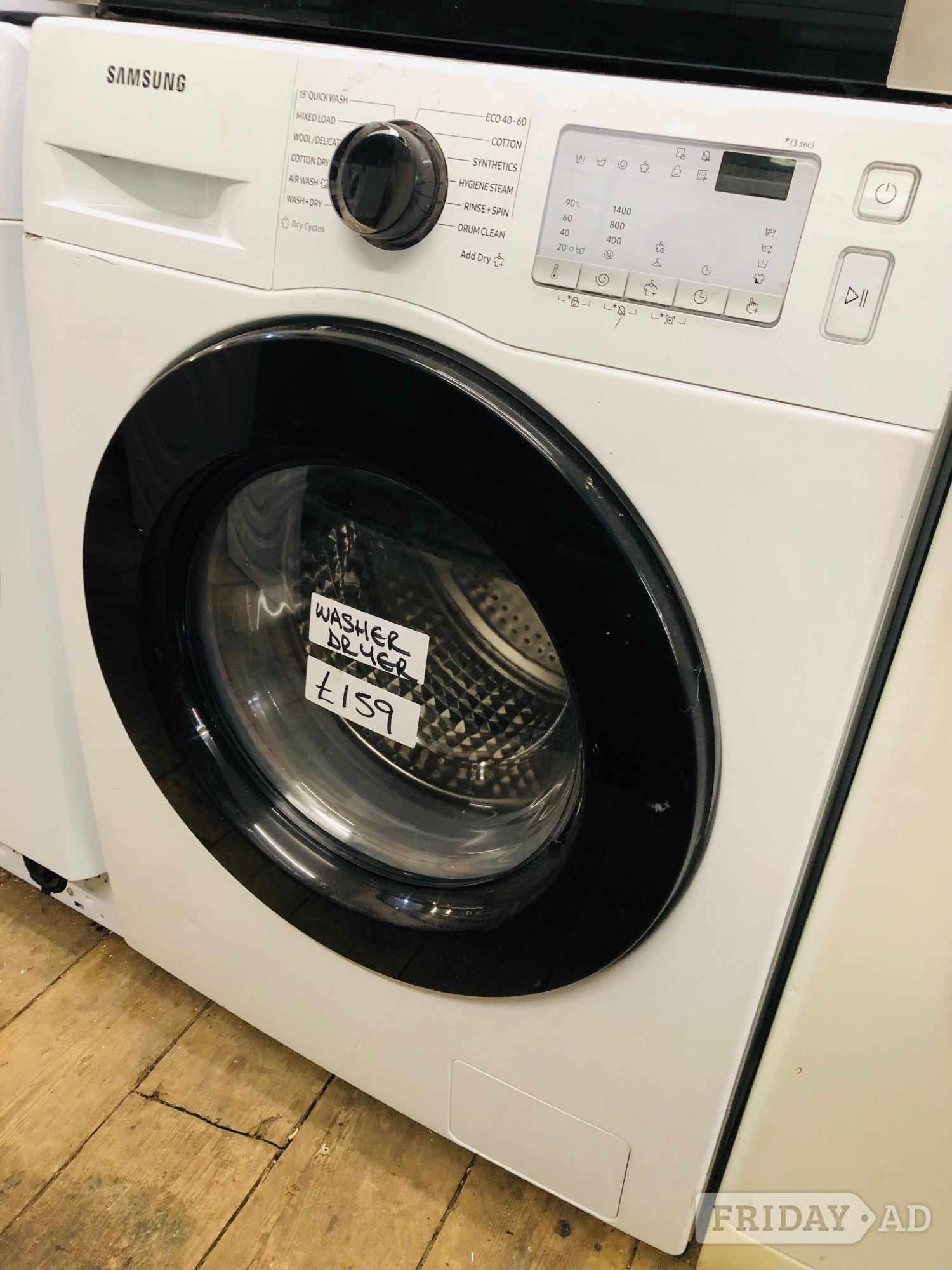 Samsung 8KG load wash & 5kg load dry Eco wash washer dryer  in Daventry