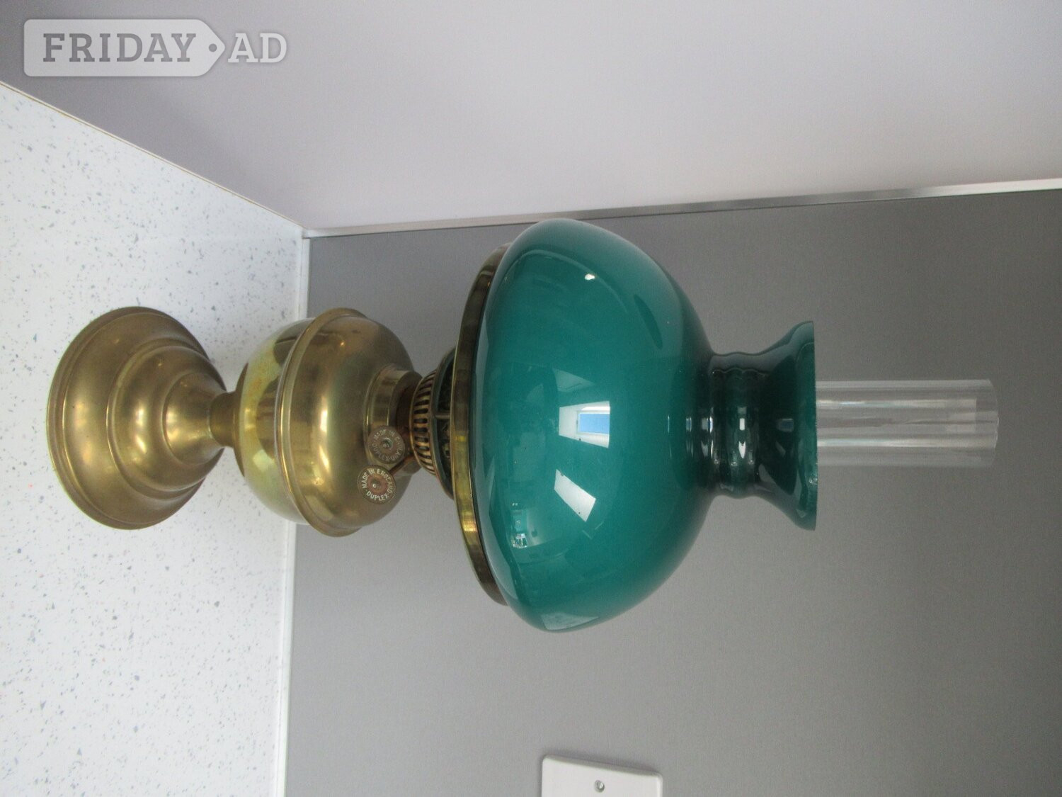 Haywards Heath Replica antique Victorian paraffin lamp.