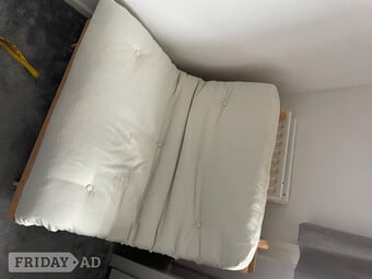 Solid pine futon sofa bed 