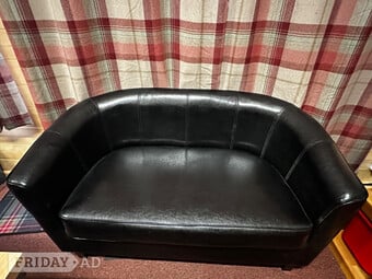 Double black tub chair for sale