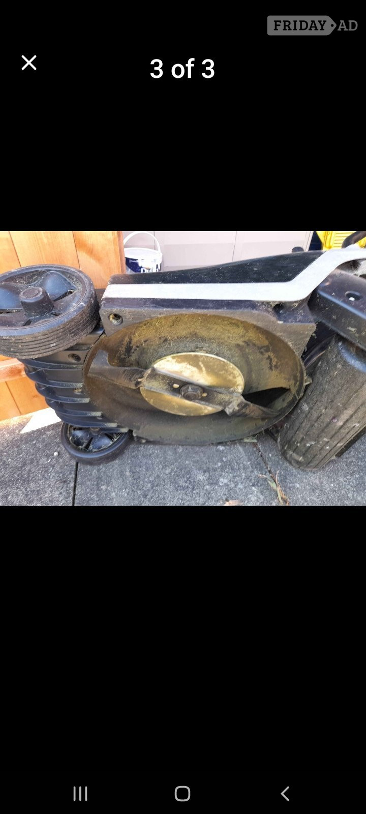 Hayter electric lawn mower