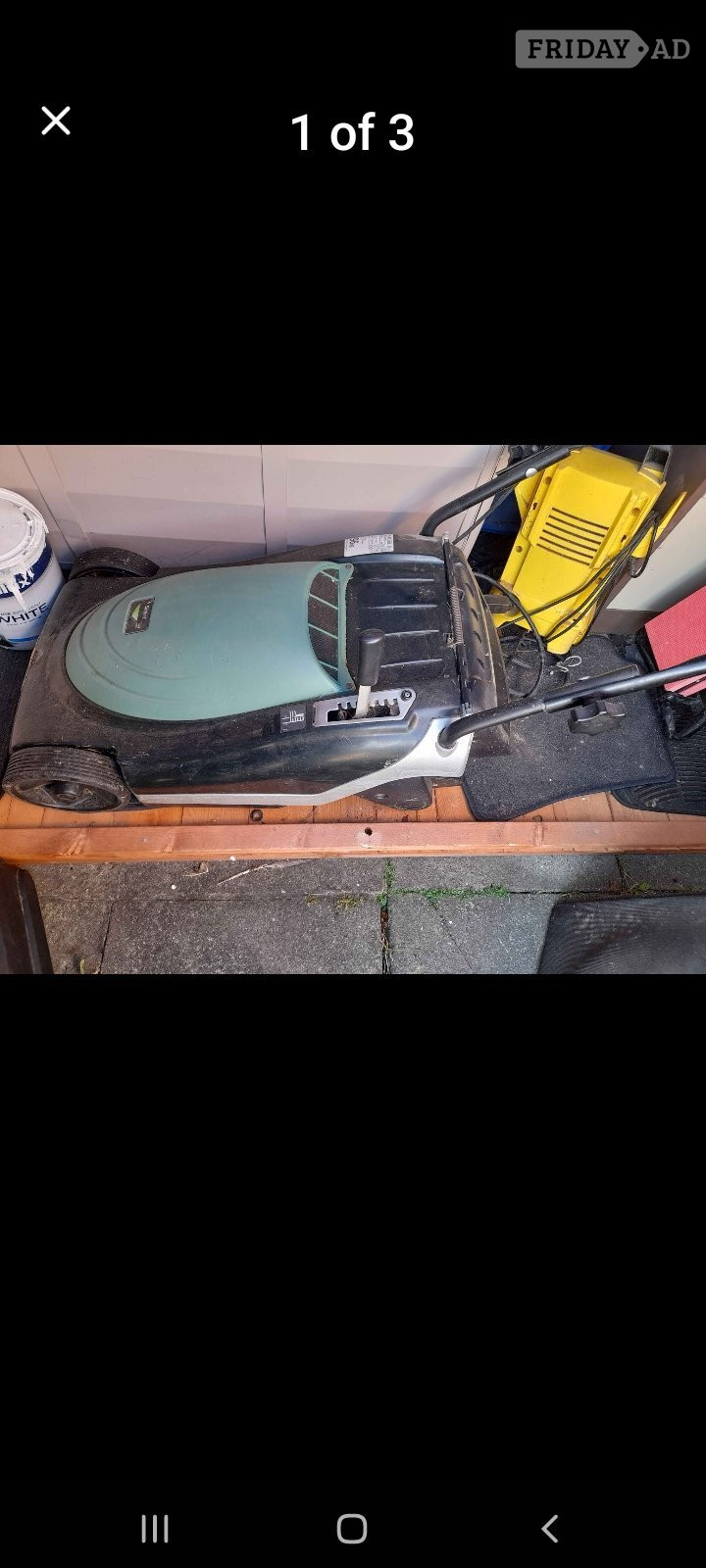 Hastings Hayter electric lawn mower