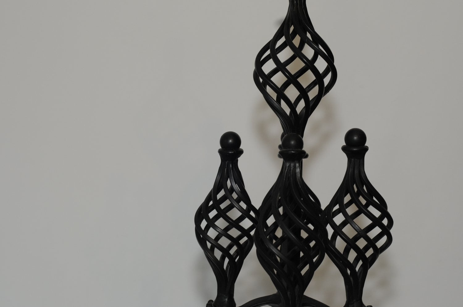 Hartley Wintney TALL FIRESIDE COMPANION SET HANDMADE IRON TOOLS & STAND UNUSED