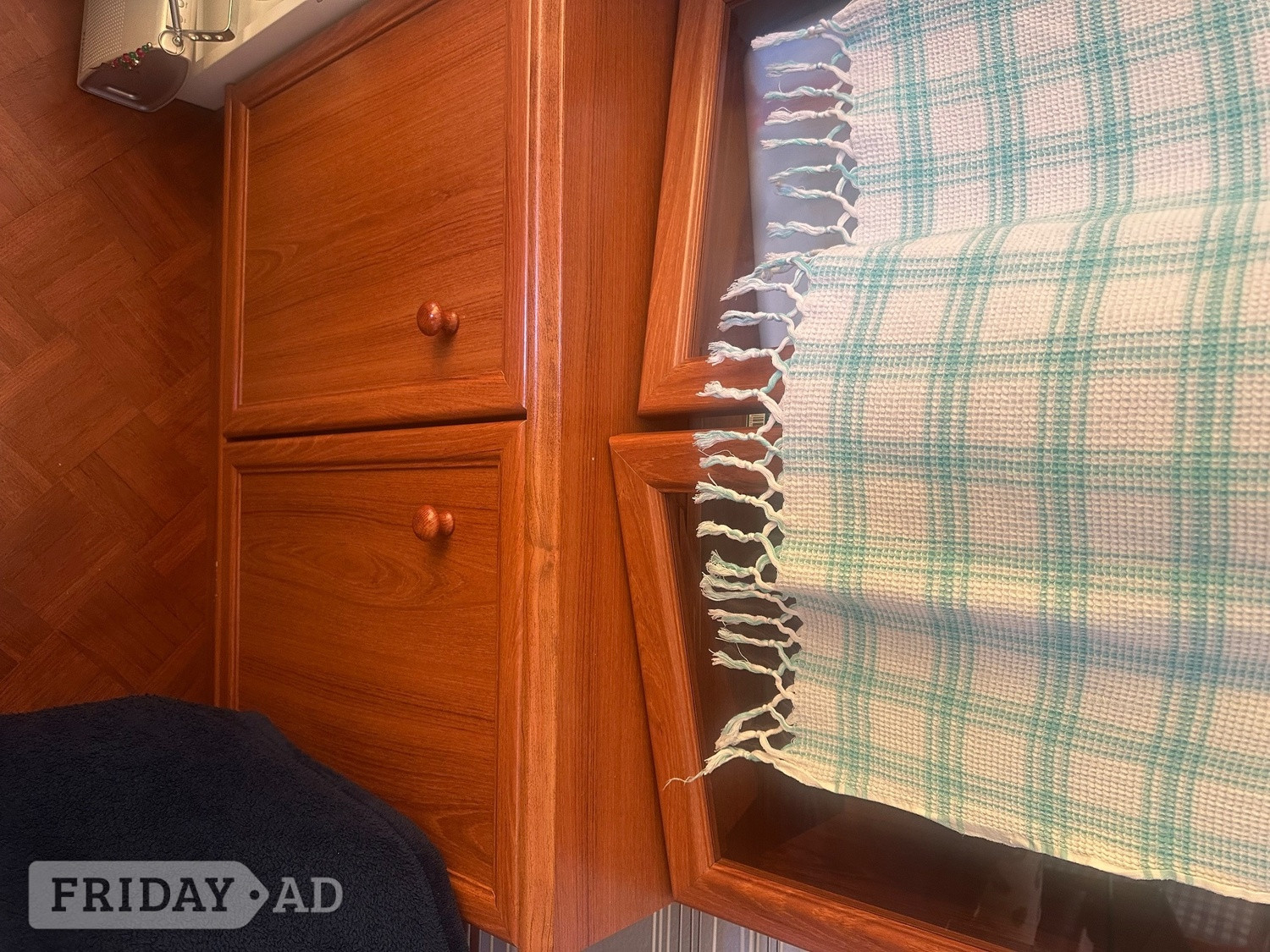 2-door glass front unit: 73” x 31” wide x 16” deep, top 11” deep in Bexhill-On-Sea