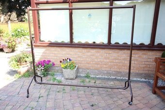 LARGE METAL CLOTHES RAIL