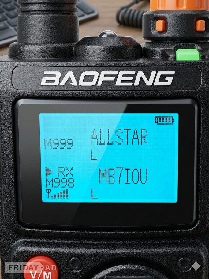 Baofeng EU-K6 Tri-Band Handheld Radio UHF VHF