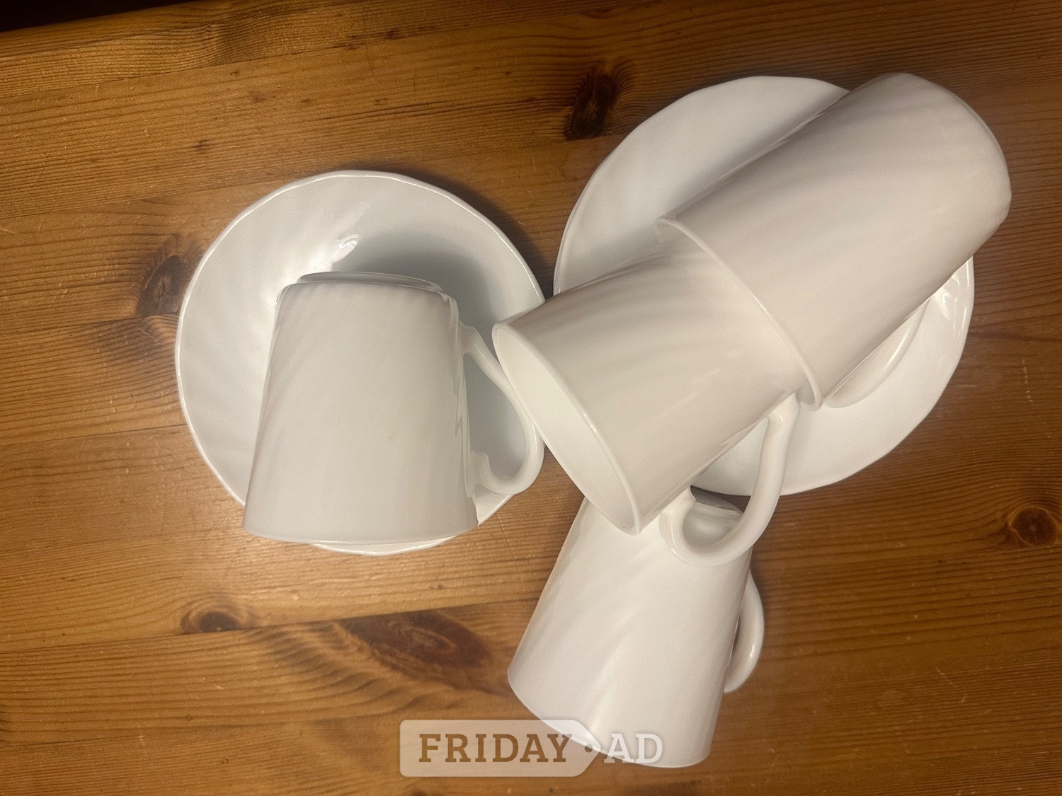 4 cups & saucers
