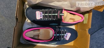 SOLD - Sketchers Navy Summits Trainers