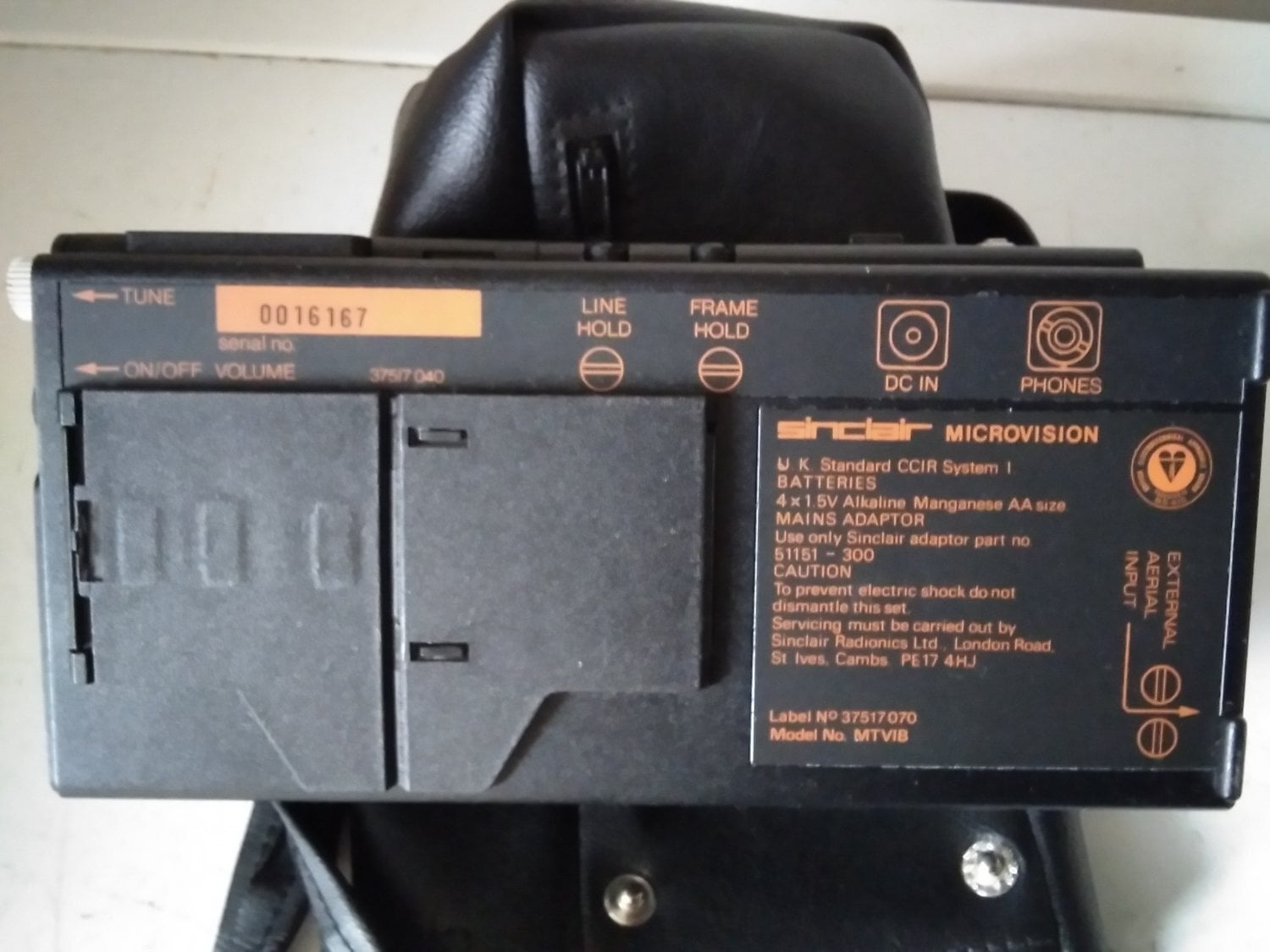 Vintage Sinclair Micro TV 