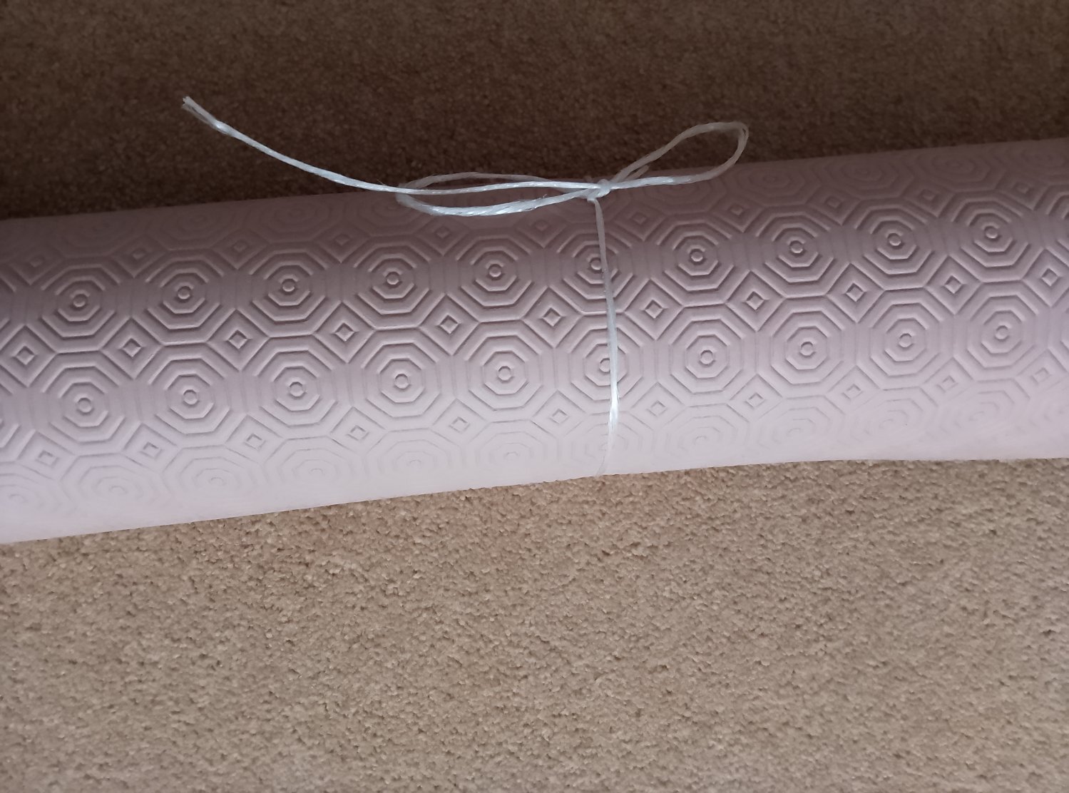 Beige Table Heat Protector Felt Backed