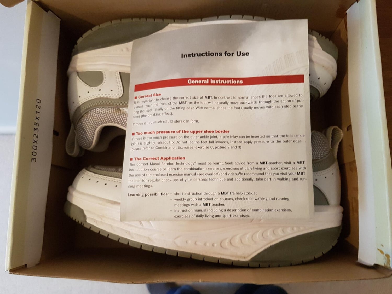 Sheffield MBT Trainers ladys size 6 (Masai Barfuss Technologie)