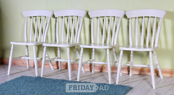 Delivery Options - Solid Beech Painted Farmhouse Spindle Chairs