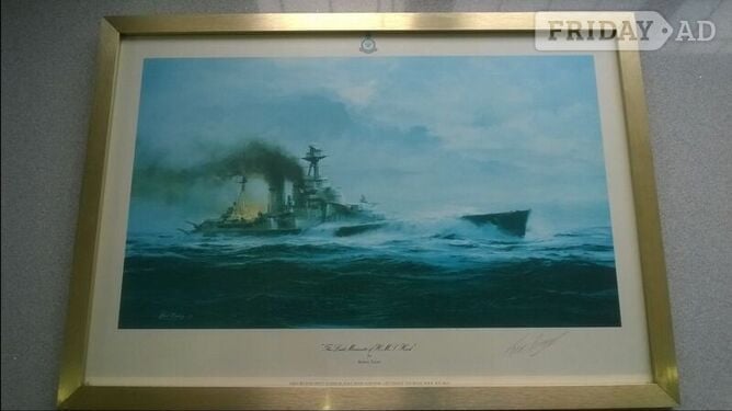 HMS Hood battlecruiser. in Worthing
