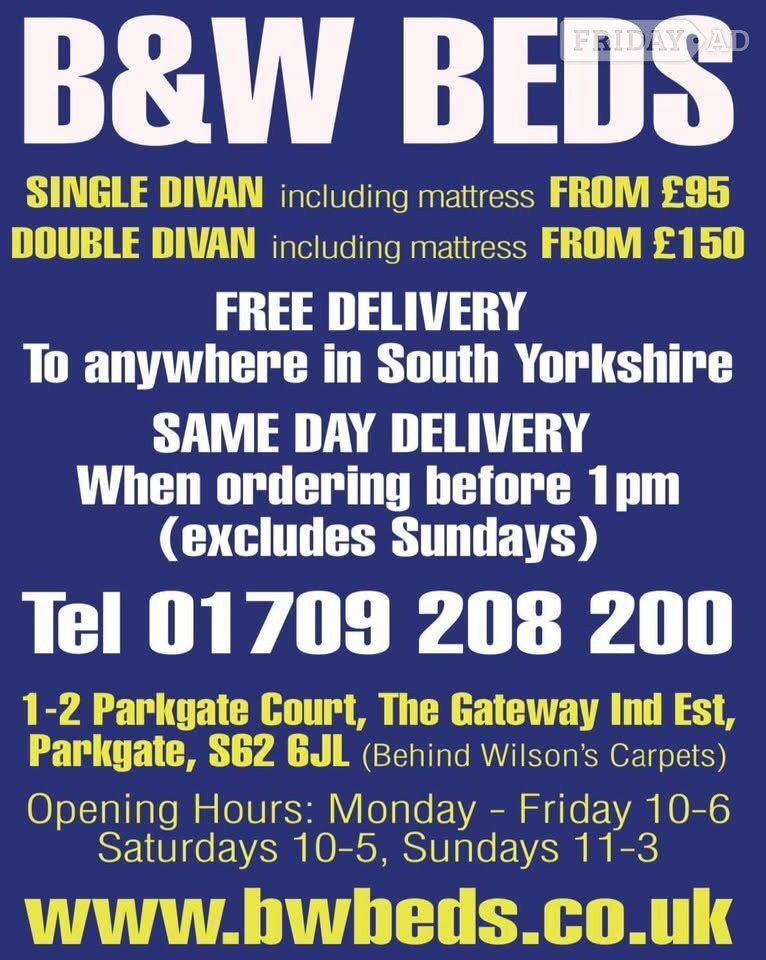 Rotherham Double Apollo semi orthopaedic mattress.