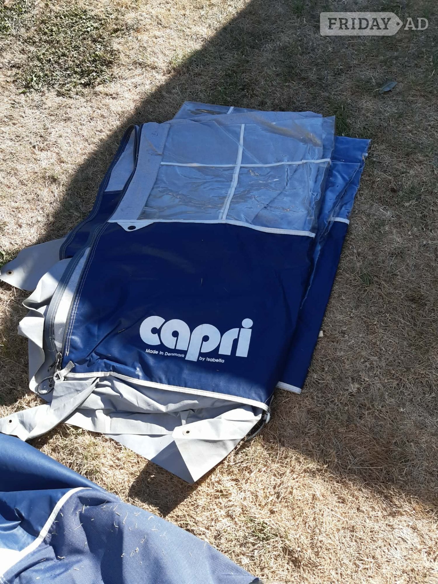 ISABELLA CAPRI CARAVAN AWNING 850. (OLD STYLE) WITH SIDE ANNEX