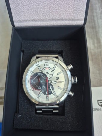 PAGANI 6 Pointers Men's Sports Chronograph Quartz Wristwatch 