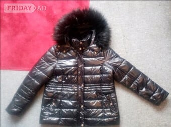 Ladies black new look winter coat 