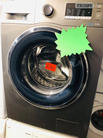 Samsung 8KG sized capacity eco bubble washing machine 