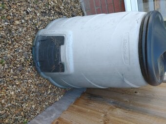 Compost bin empty.