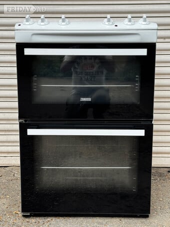 Zanussi electric cooker 60cm ceramic double oven 3 months warrant