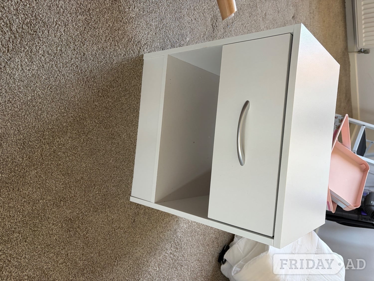 White Bedside cabinet in Uckfield