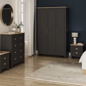 Lancaster 3 door set - BLACK