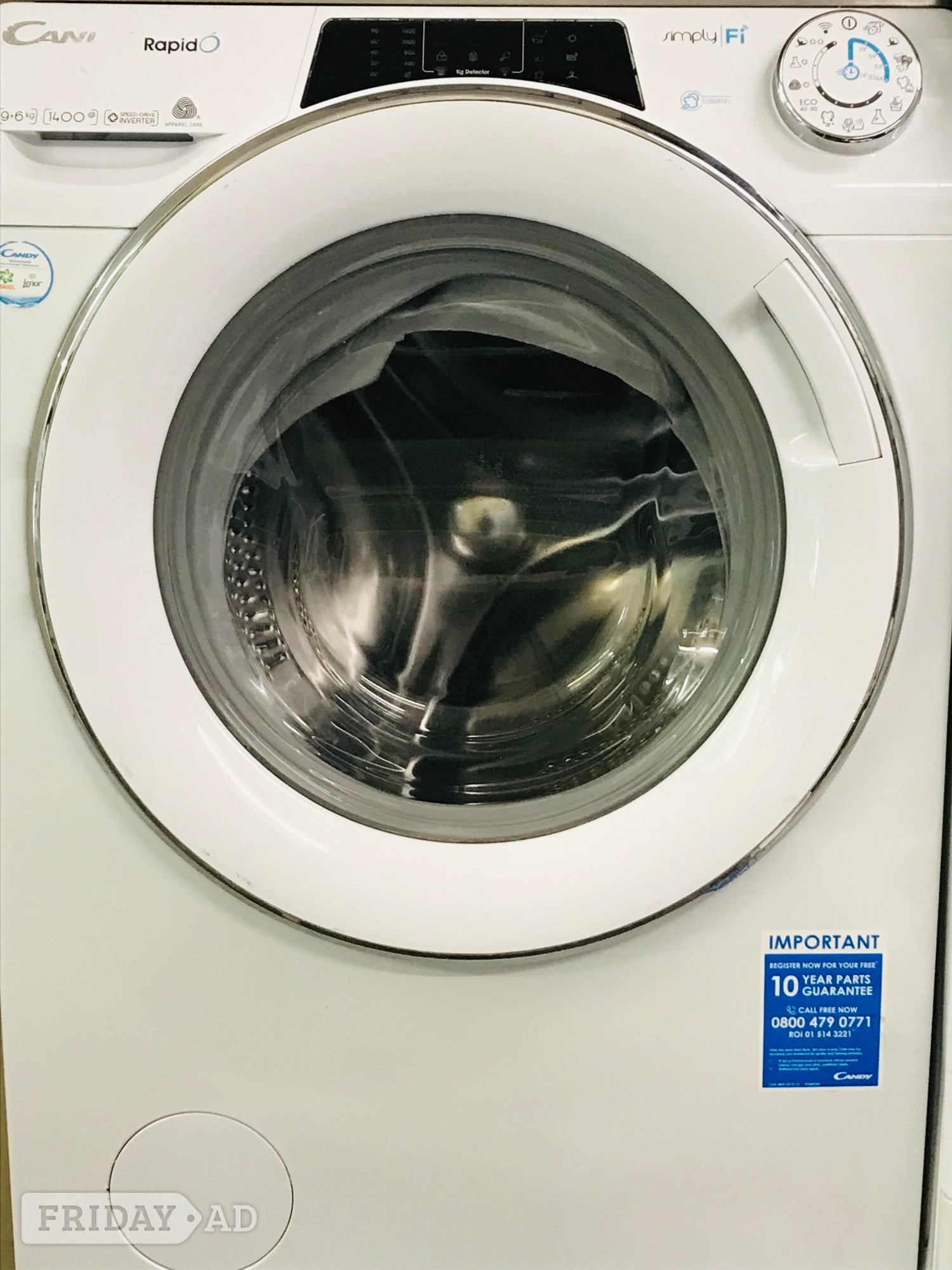 Candy 9KG wash & 6KG dry washer dryer  in Potters Bar
