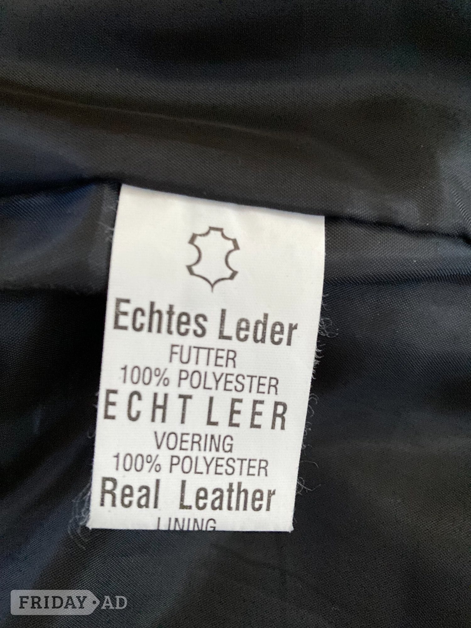 Mens Real Leather 3 Button Blazer Type Jacket in Black - Size: L - Clothing, Footwear & Accessories