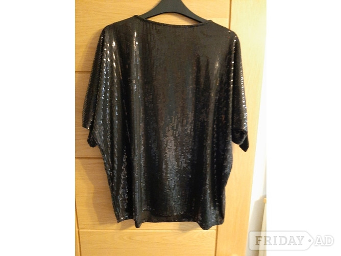 Horsham Brand New Black Sparkly Sequin Top