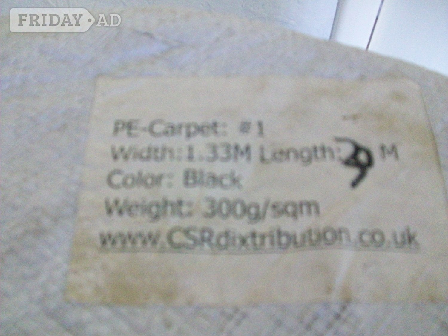 NEW. 4 Way Stretch Black Car Van Camper Boat Lining, 30m x 1.33m Speaker Acoustic Carpet Shelf Kit - Parts & Accessories in Bishop Auckland