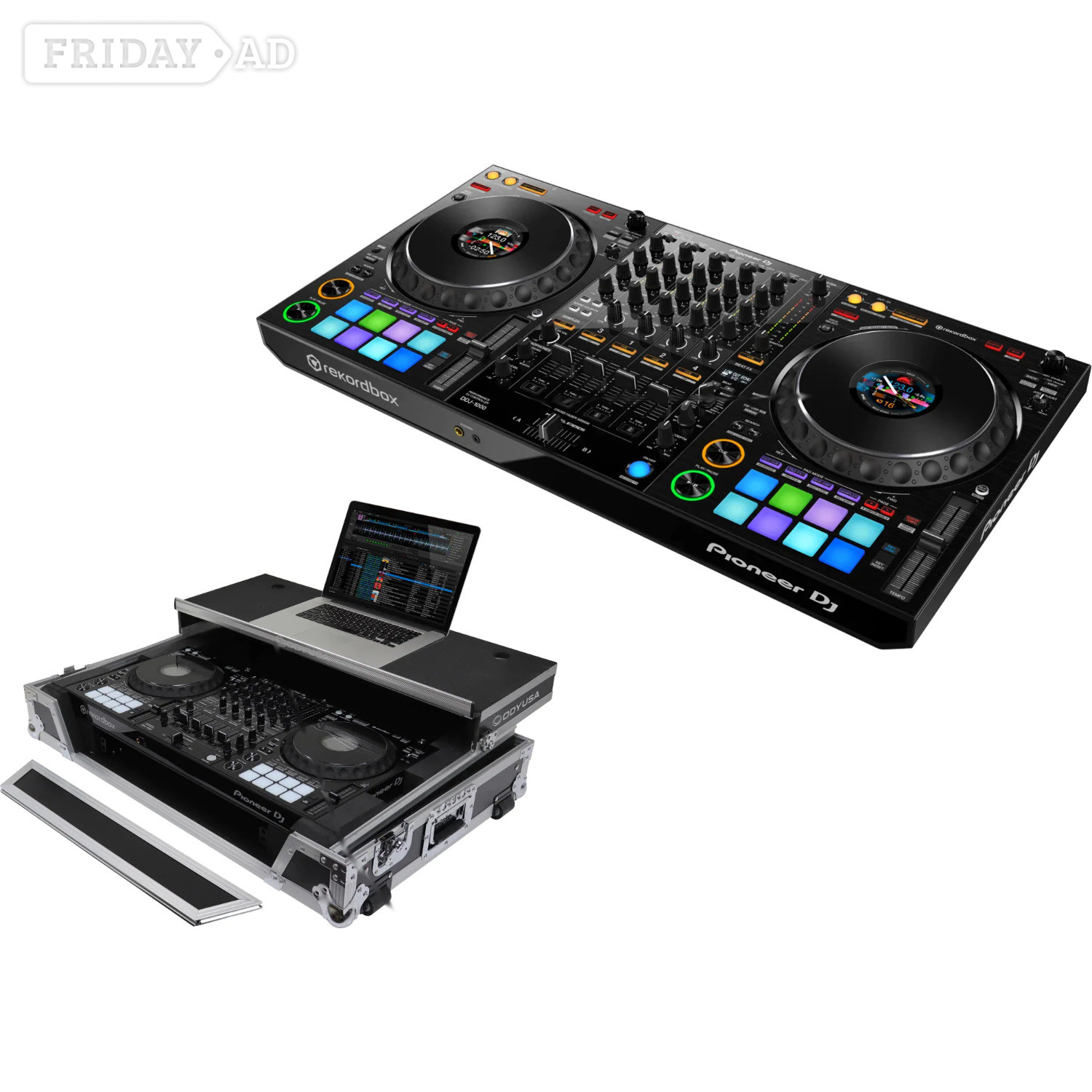 Pioneer DDJ-1000 DJ Controller + Odyssey FZGSDDJ1000W1 Flight Cas in London