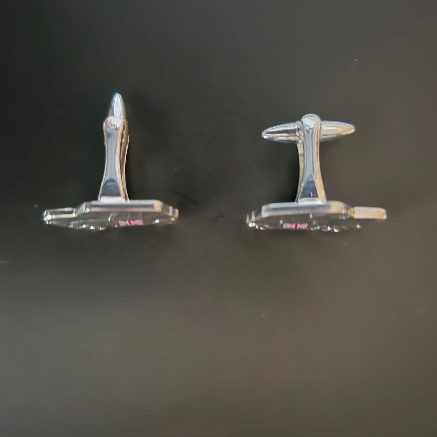 Seaford Retro Mini Car Cufflinks with Union Jack Flag Detail – Never Worn