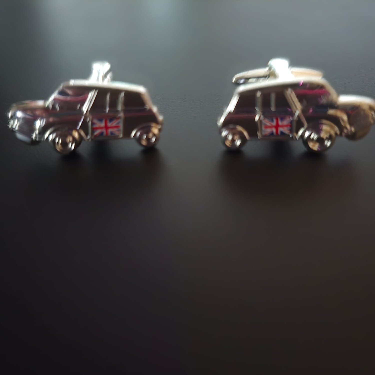Retro Mini Car Cufflinks with Union Jack Flag Detail – Never Worn - Clothing, Footwear & Accessories in Seaford