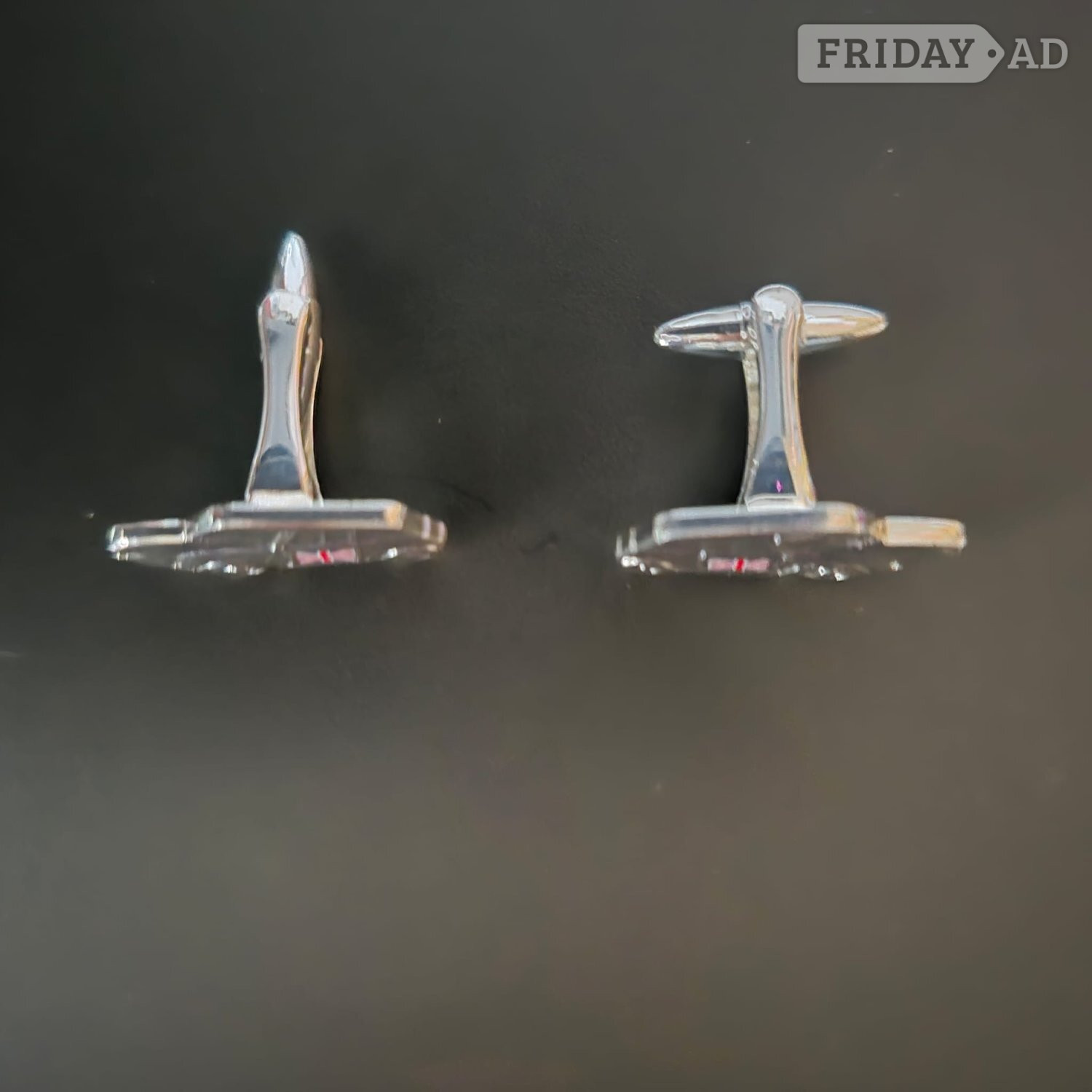 Seaford Retro Mini Car Cufflinks with Union Jack Flag Detail – Never Worn