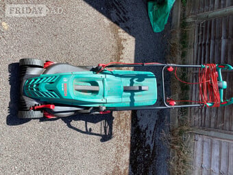 Bosch Rotec 36 electric lawn mower for sale with cable & 2 boxes