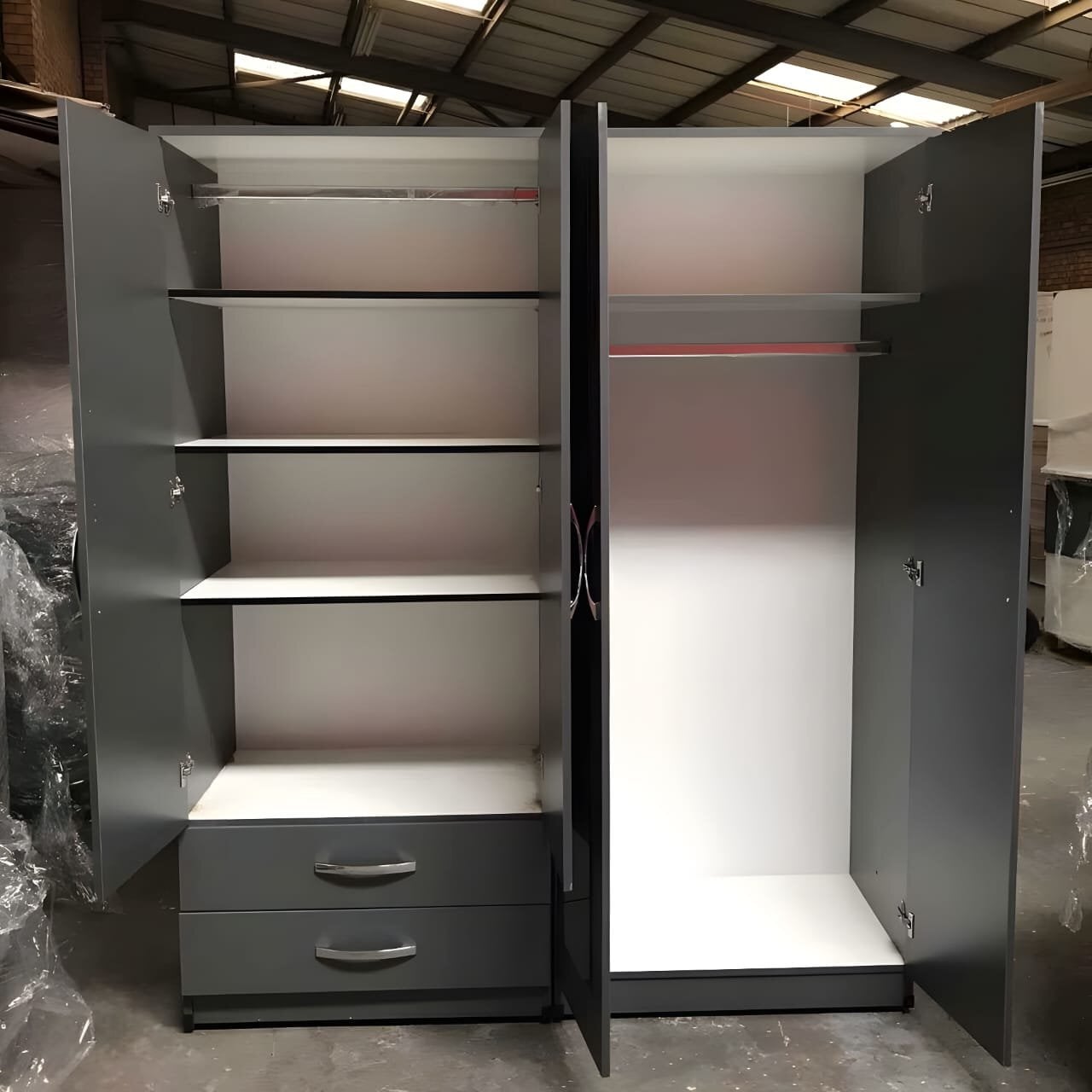 Birmingham Complete 4 Four Door Wardrobe Set