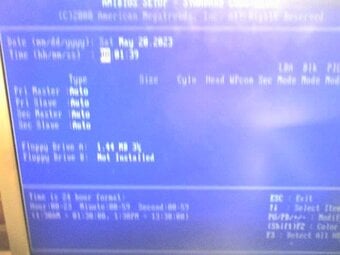 PC Chips M810D Motherboard with CPU, HS Fan & 256Mb SDRAM - USED