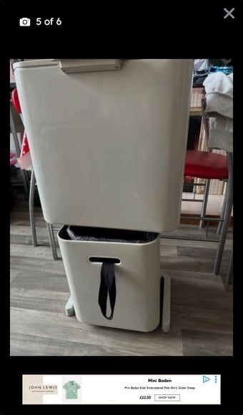 Joseph Joseph 60 ltr/40ltr recycle bin 