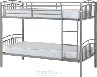 VENTURA METAL SILVER BUNK ONLY