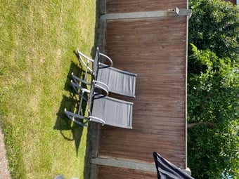 Very relaxing garden rocking chair