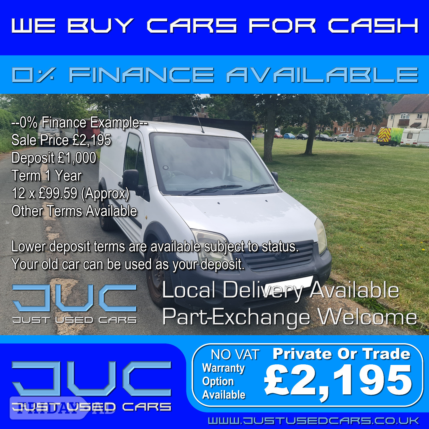 Transit Connect Van 1.8 75 T200 (Manual Diesel) 61 Reg 2011 in Lewes