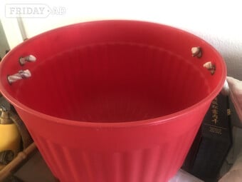Bucket with handle 20” diameter x 14” high