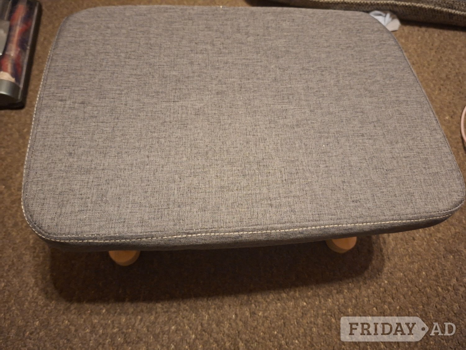 New grey foot stools  colour grey little wooden legs 