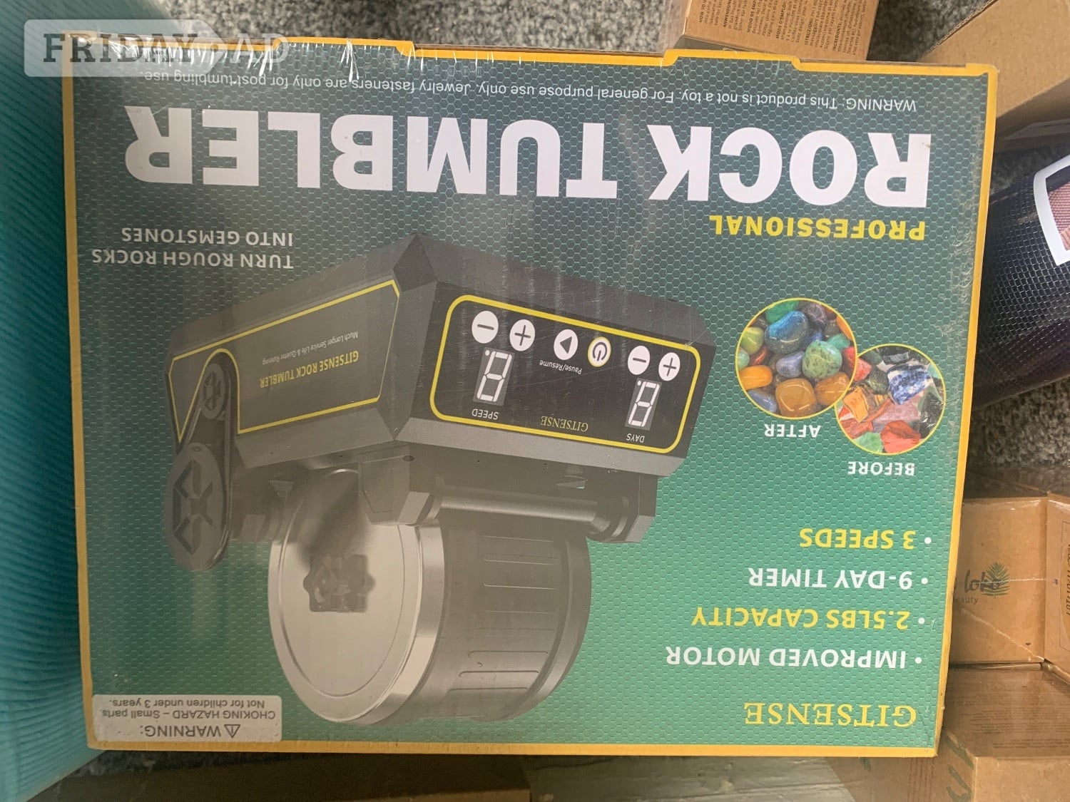 Professional Rock Tumbler new sealed