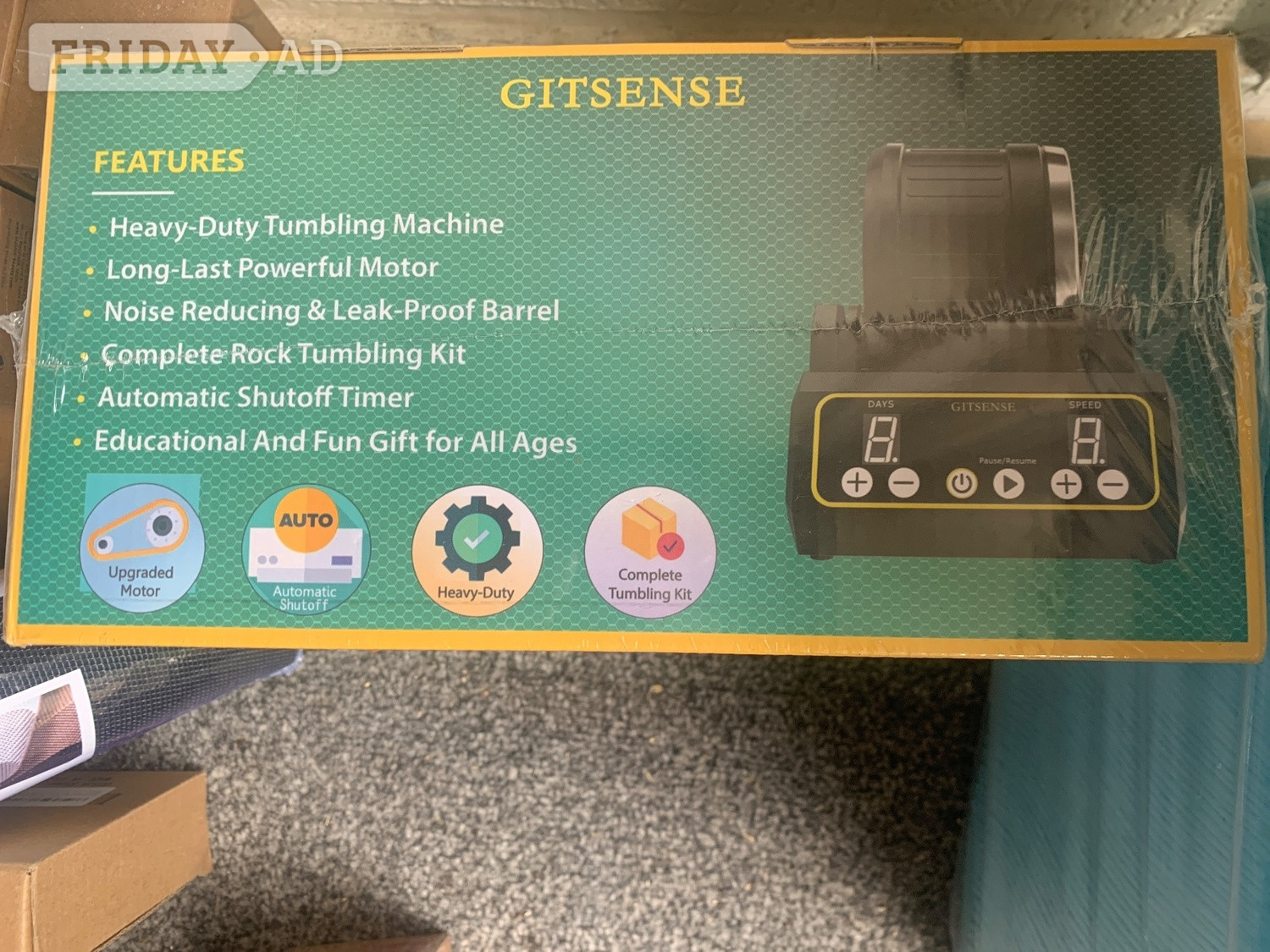 London Professional Rock Tumbler new sealed